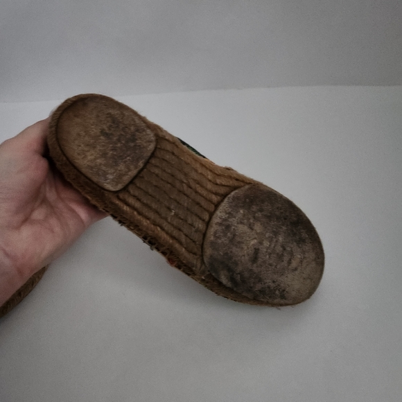 DOLCE & GABBANA | Fruit canvas espadrilles flats black sz 36 - Picture 7 of 10